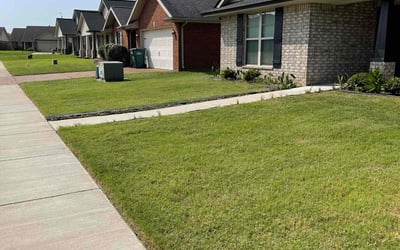 Photo of kimi M.'s yard after getting lawn care in Southaven, MS