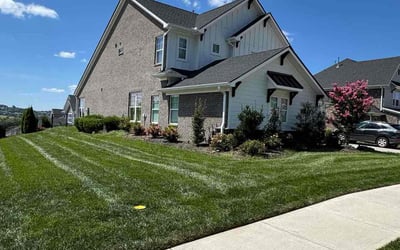 Photo of Sophia H.'s yard after getting lawn care in Chardon, OH