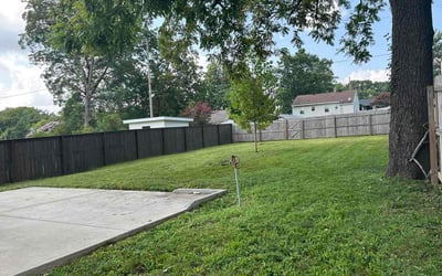 Photo of Kelley J.'s yard after getting lawn care in Crofton, MD