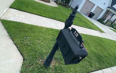 Photo of Dominick H.'s yard after getting lawn care in Youngsville, LA