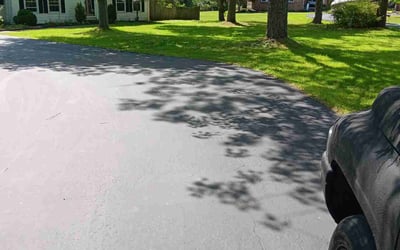 Photo of Sherie P.'s yard after getting lawn care in Grand Island, NY