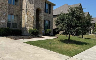 Photo of Nathan S.'s yard after getting lawn care in Sachse, TX