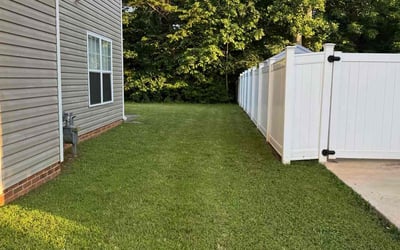 Photo of Erika R.'s yard after getting lawn care in Advance, NC