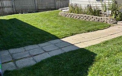 Photo of Margeret M.'s yard after getting lawn care in Port Washington, WI