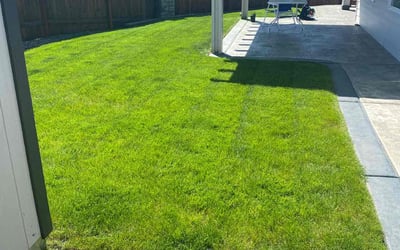 Photo of Yessica M.'s yard after getting lawn care in Vancouver, WA