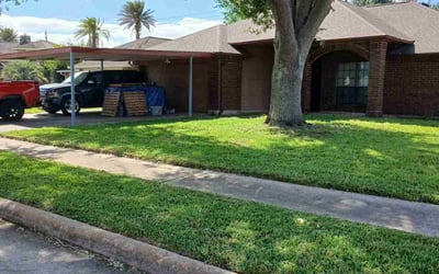 Photo of Jose V.'s yard after getting lawn care in Deer Park, TX