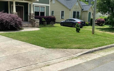 Photo of Danny A.'s yard after getting lawn care in Mount Holly, NC