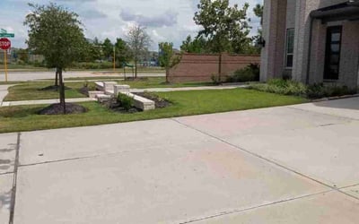 Photo of Ken D.'s yard after getting lawn care in Cypress, TX