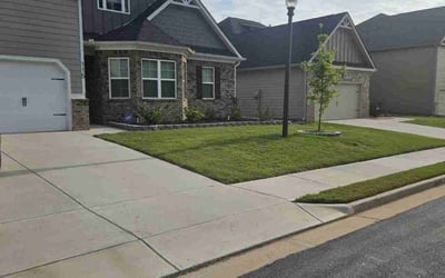 Photo of Frances (Deaf) B.'s yard after getting lawn care in Newnan, GA