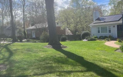 Photo of Sonya M.'s yard after getting lawn care in Laurel, MD