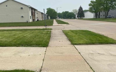 Photo of Jay Y.'s yard after getting lawn care in Oshkosh, WI