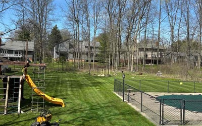 Photo of Barbara S.'s yard after getting lawn care in Beachwood, OH