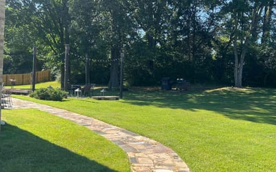 Photo of Genevieve T.'s yard after getting lawn care in Senatobia, MS