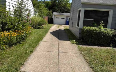 Photo of Dana O.'s yard after getting lawn care in Fridley, MN