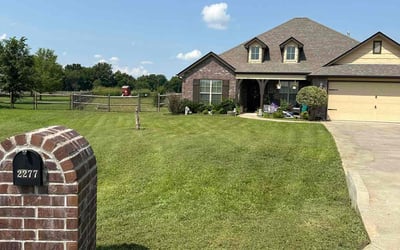 Photo of Patricia P.'s yard after getting lawn care in Sapulpa, OK