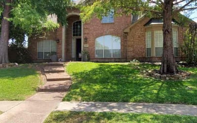 Photo of Anthony B.'s yard after getting lawn care in Plano, TX