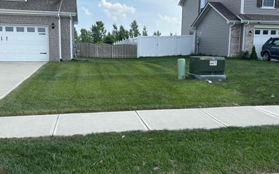 Photo of Mike B.'s yard after getting lawn care in Belle Vernon, PA