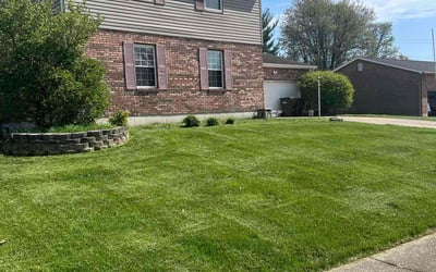Photo of Evan J.'s yard after getting lawn care in Florence, KY