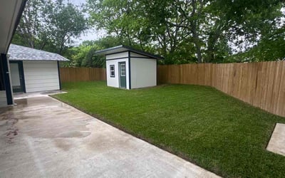 Photo of Belinda B.'s yard after getting lawn care in Austin, TX