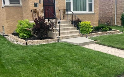 Photo of Roponszia A.'s yard after getting lawn care in Riverdale, IL