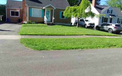 Photo of Joshua E.'s yard after getting lawn care in Rochester, NH