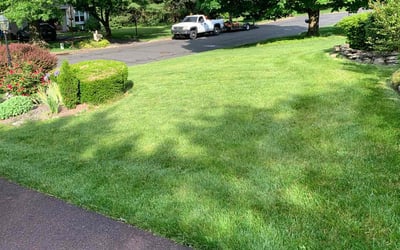 Photo of Kirsten R.'s yard after getting lawn care in Harleysville, PA