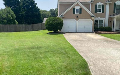 Photo of Jack L.'s yard after getting lawn care in Cumming, GA