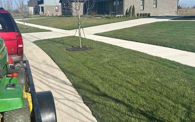 Photo of Sang B.'s yard after getting lawn care in Northville, MI