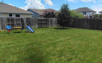 Photo of Cameron L.'s yard after getting lawn care in Saint Charles, MO