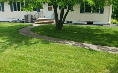 Photo of Lamond B.'s yard after getting lawn care in River Falls, WI