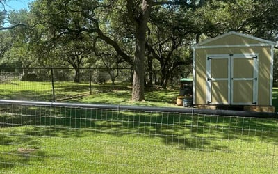 Photo of Samantha A.'s yard after getting lawn care in Spring Branch, TX
