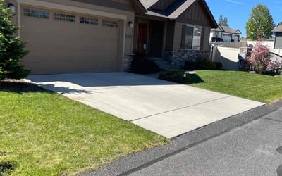 Photo of Derriel D.'s yard after getting lawn care in Spokane, WA