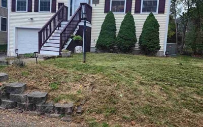 Photo of James L.'s yard after getting lawn care in Billerica, MA