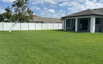 Photo of Devona R.'s yard after getting lawn care in Cape Coral, FL