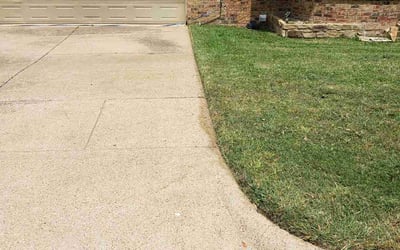 Photo of David Y.'s yard after getting lawn care in Arlington, TX