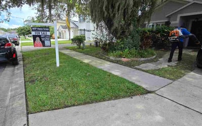 Photo of Andrea L.'s yard after getting lawn care in Mansfield, TX
