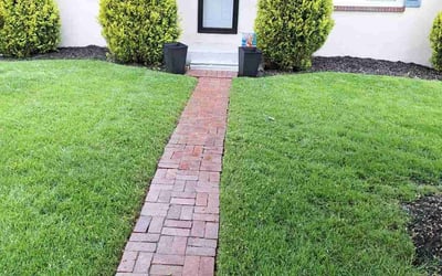 Photo of Angela P.'s yard after getting lawn care in Horsham, PA