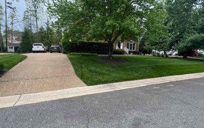 Photo of Beverly L.'s yard after getting lawn care in Powhatan, VA