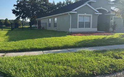 Photo of Vamsi B.'s yard after getting lawn care in Raleigh, NC