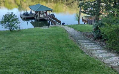 Photo of Demetrius W.'s yard after getting lawn care in Hickory, NC