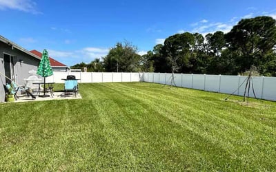 Photo of Aminah W.'s yard after getting lawn care in Hobe Sound, FL