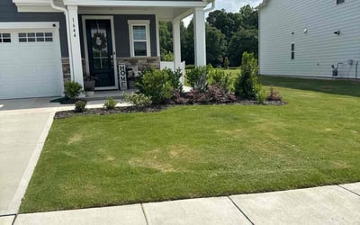 Photo of Anthony V.'s yard after getting lawn care in Wake Forest, NC