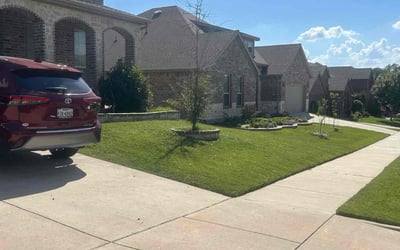 Photo of Patrick H.'s yard after getting lawn care in Conroe, TX