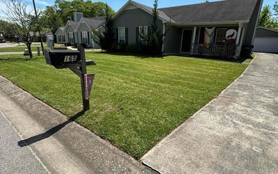 Photo of Elizabeth R.'s yard after getting lawn care in Alabaster, AL