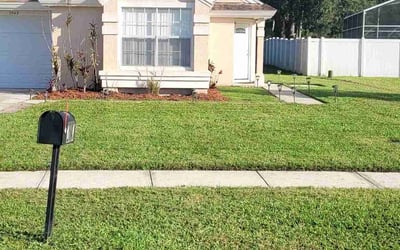 Photo of Antonio B.'s yard after getting lawn care in Delano, CA