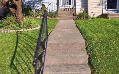 Photo of Martha H.'s yard after getting lawn care in Nottingham, MD