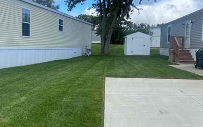 Photo of Tyisha P.'s yard after getting lawn care in Clarkston, MI