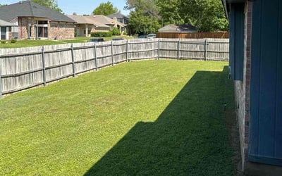 Photo of Mary S.'s yard after getting lawn care in Mesquite, TX