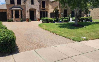 Photo of Angel G.'s yard after getting lawn care in DeSoto, TX