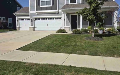 Photo of Tyree C.'s yard after getting lawn care in Westfield, IN